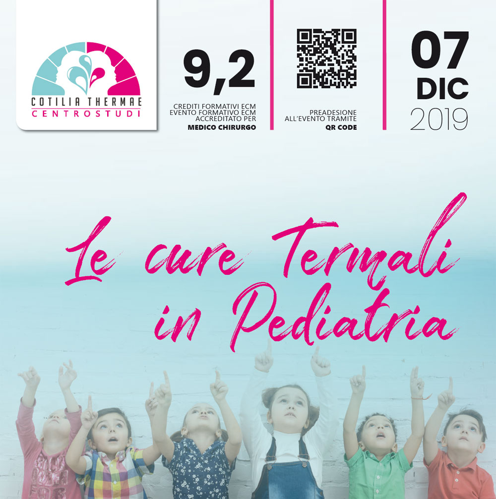 Convegno | Le cure Termali in Pediatria • 7 DICEMBRE 2019