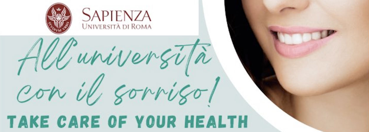 Sapienza | All'università con il sorriso! 3 marzo 2025, Giornata di Prevenzione della Salute Orale